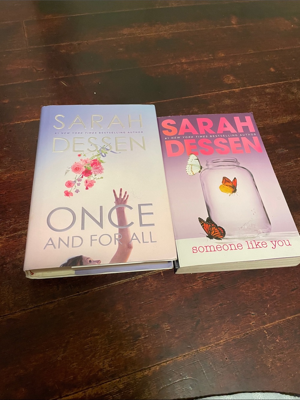 Sara Dessen book bundle Once and For All and someone like you